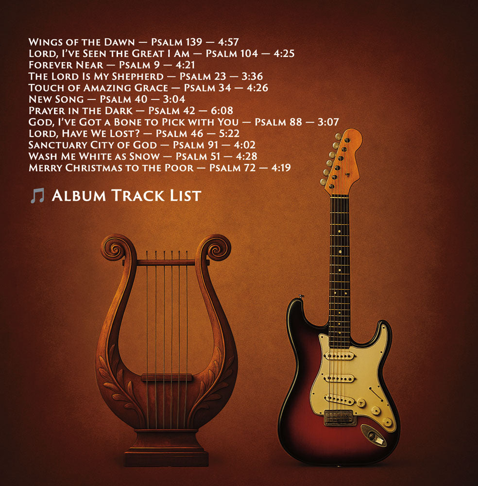 Songs: Music of the Psalms DVD back cover with track list.”